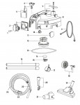 Proxxon 27500 Automatic Workshop Vacuum Cleaner WSA Spare Parts